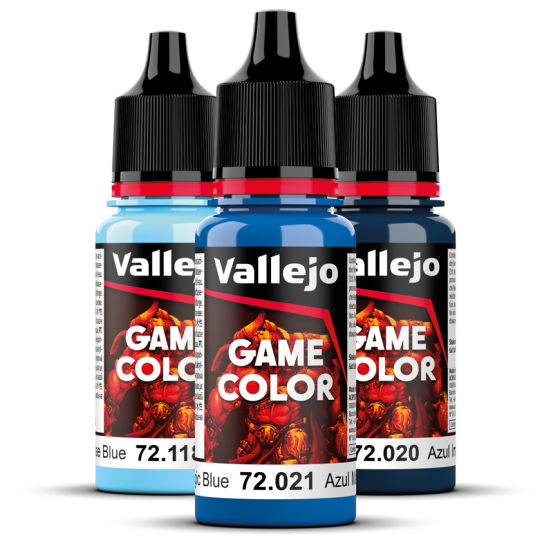 Vallejo Game Color 73.207 Blue Wash, 18 ml
